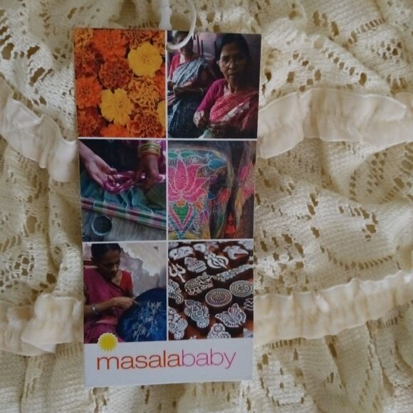 Masala Kids Girls' Little Angel Ruffle Skirt Lace Size 3 Years old New with Tags - Picture 3 of 8